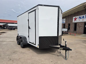 Continental Cargo 6'x12' Enclosed Cargo Trailer w/ Rear Ramp Door (V-Series)