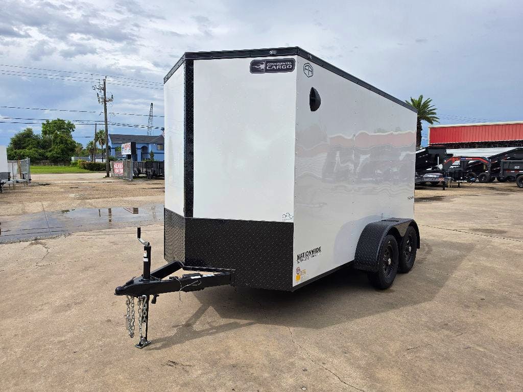 Continental Cargo 6'x12' Enclosed Cargo Trailer w/ Rear Ramp Door (V-Series) - Stock #90059 - Image 8 of 8
