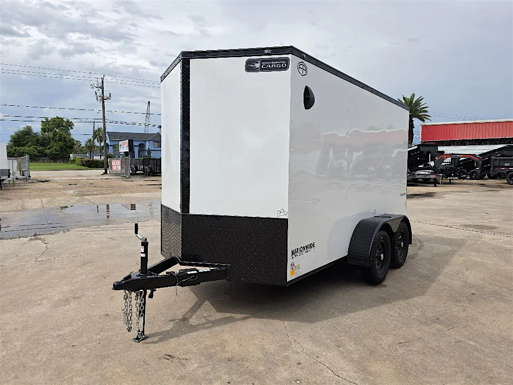 Continental Cargo 6'x12' Enclosed Cargo Trailer w/ Rear Ramp Door (V-Series) - Stock #90059 - Image 8 of 8 Continental Cargo 6'x12' Enclosed Cargo Trailer w/ Rear Ramp Door (V-Series) - Stock #90059 - Image 8 of 8
