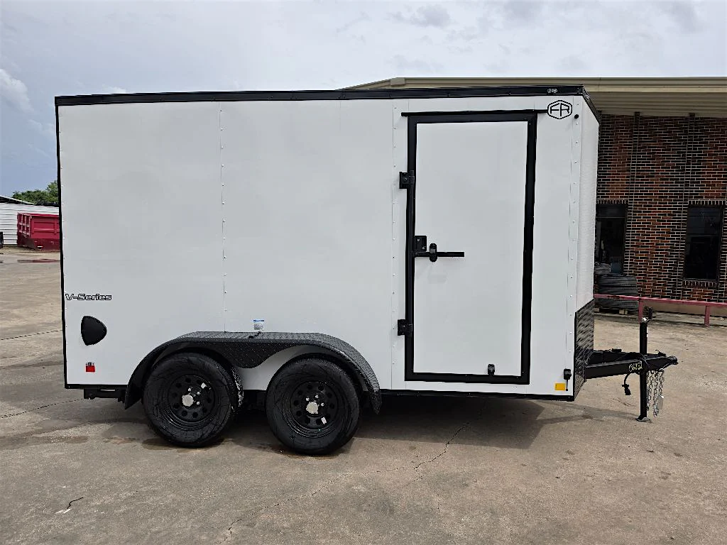 Continental Cargo 6'x12' Enclosed Cargo Trailer w/ Rear Ramp Door (V-Series) - Stock #90059 - Image 4 of 8 Continental Cargo 6'x12' Enclosed Cargo Trailer w/ Rear Ramp Door (V-Series) - Stock #90059 - Image 4 of 8