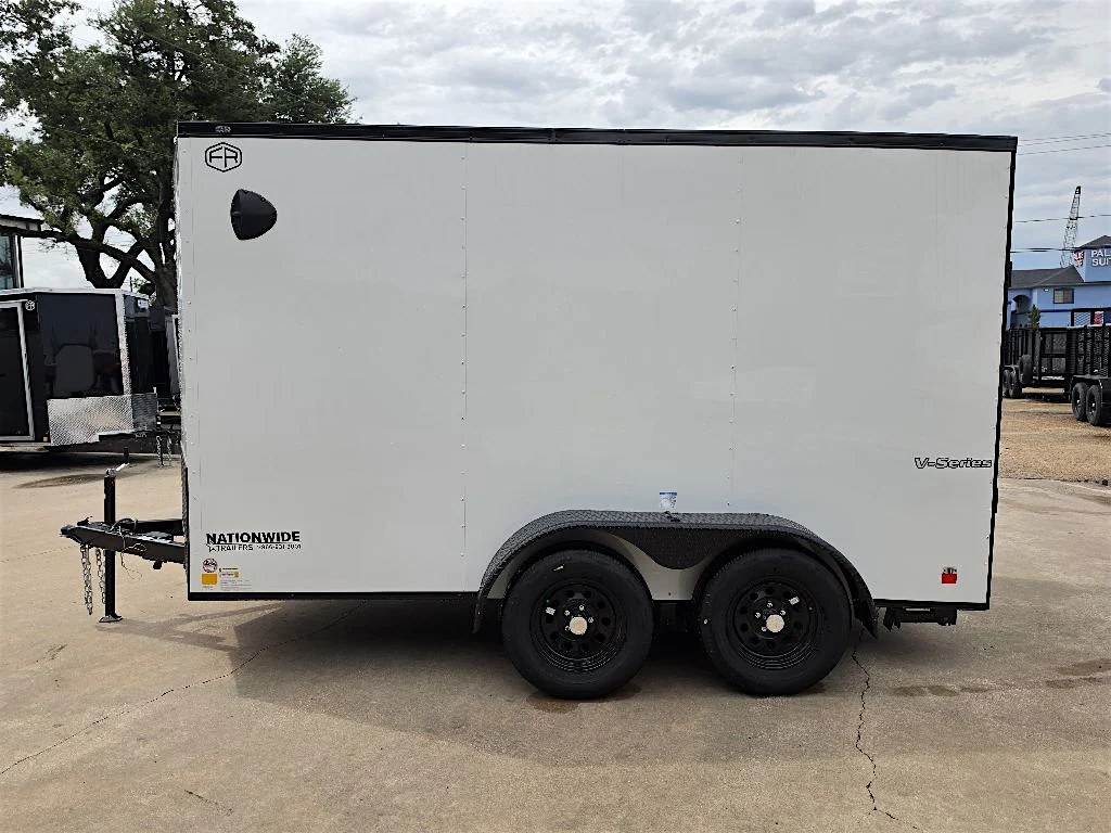 Continental Cargo 6'x12' Enclosed Cargo Trailer w/ Rear Ramp Door (V-Series) - Stock #90059 - Image 7 of 8 Continental Cargo 6'x12' Enclosed Cargo Trailer w/ Rear Ramp Door (V-Series) - Stock #90059 - Image 7 of 8