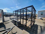 Texas Bragg 18'x83" Porta Potty Trash Trailer w/ Tandem Axle (ST) Stock #90060 - Thumbnail 3