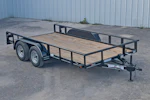 Texas Bragg 14'x83" Utility Trailer w/ Slide-In Ramps (U2) Stock #90063 - Thumbnail 1