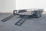 Texas Bragg 14'x83" Utility Trailer w/ Slide-In Ramps (U2) Stock #90064 - Thumbnail 5