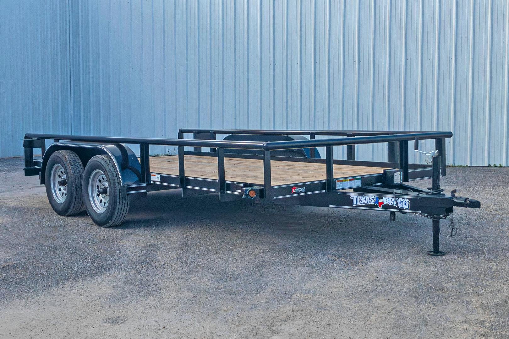 Texas Bragg 14'x83" Utility Trailer w/ Slide-In Ramps (U2) - Stock #90064 - Image 2 of 7