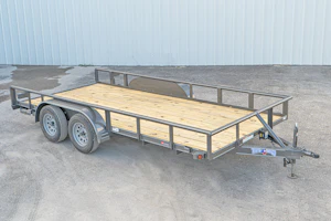 Texas Bragg 14'x83" Utility Trailer w/ Slide-In Ramps (U2)