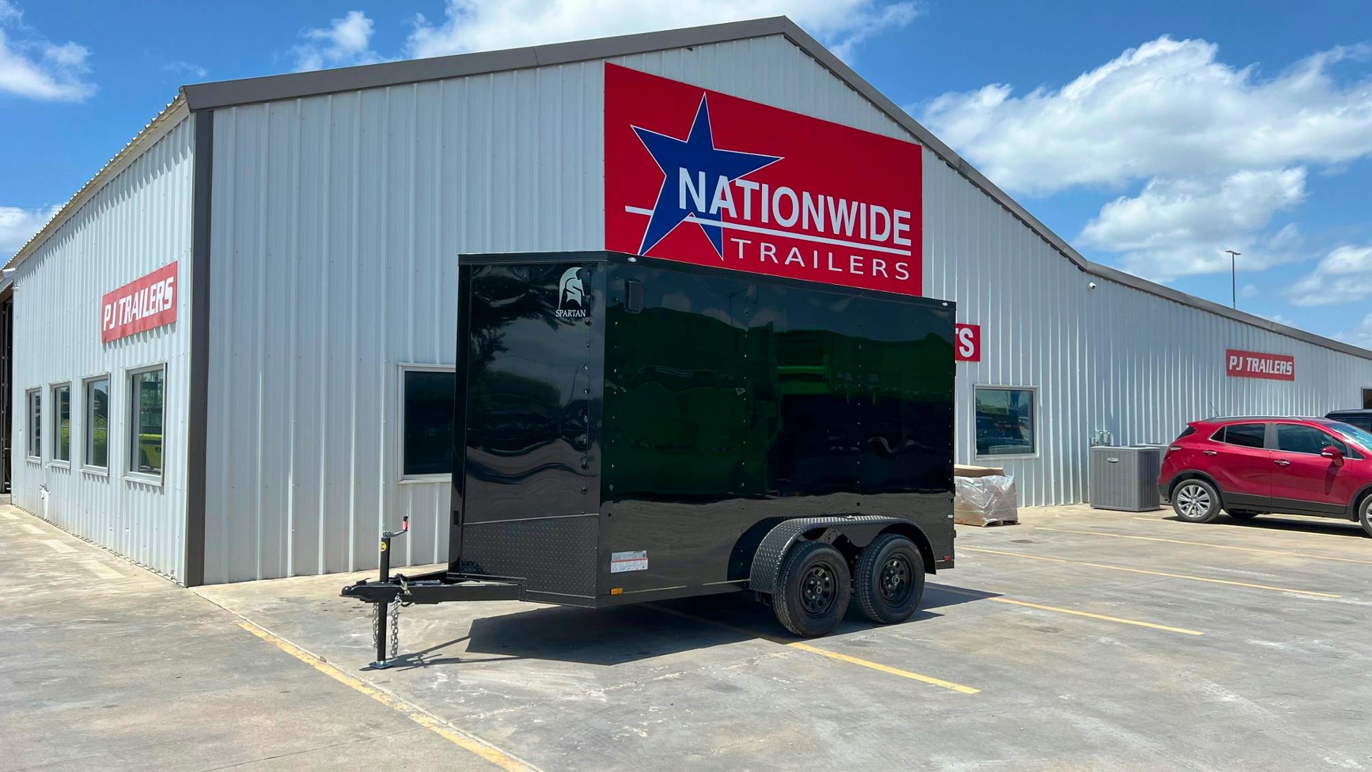 Spartan 6'x12' Enclosed Cargo Trailer w/ Rear Ramp Door (C2) - Stock #90065 - Image 1 of 9