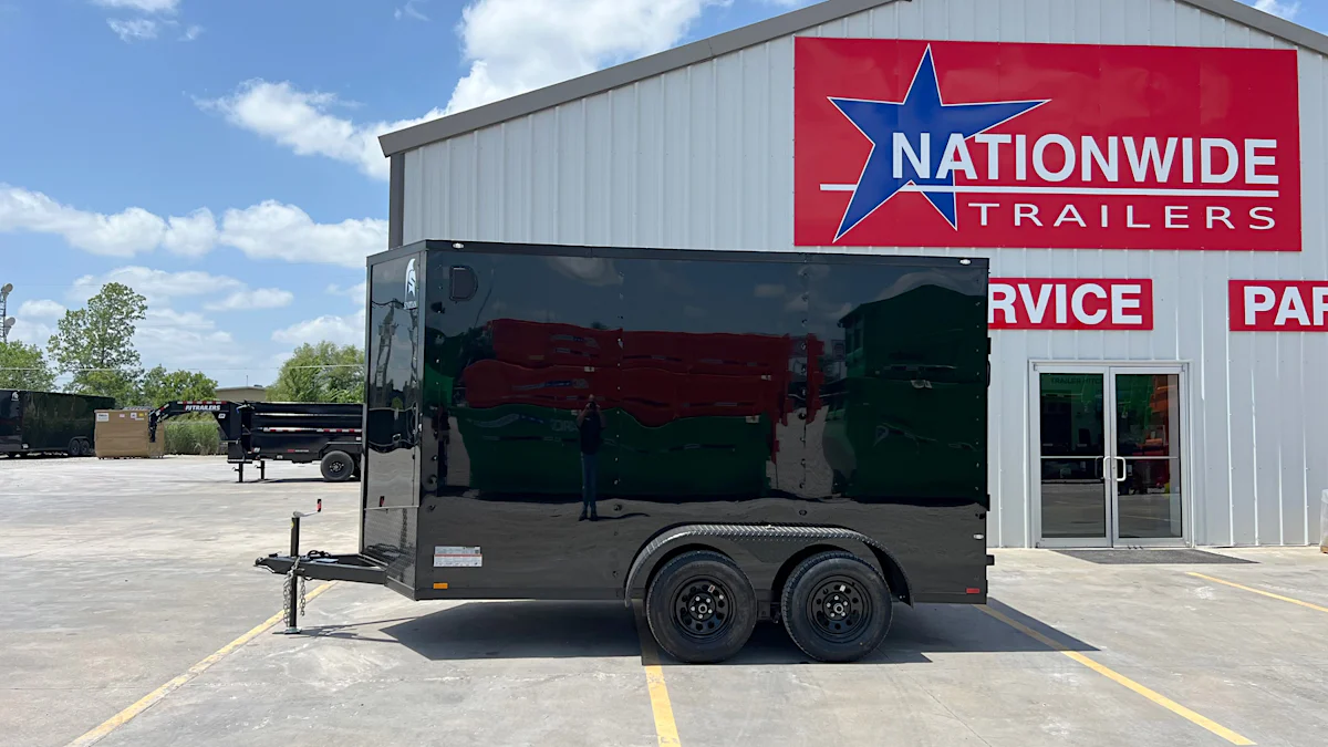 Spartan 6'x12' Enclosed Cargo Trailer w/ Rear Ramp Door (C2) - Stock #90065 - Image 3 of 9 Spartan 6'x12' Enclosed Cargo Trailer w/ Rear Ramp Door (C2) - Stock #90065 - Image 3 of 9