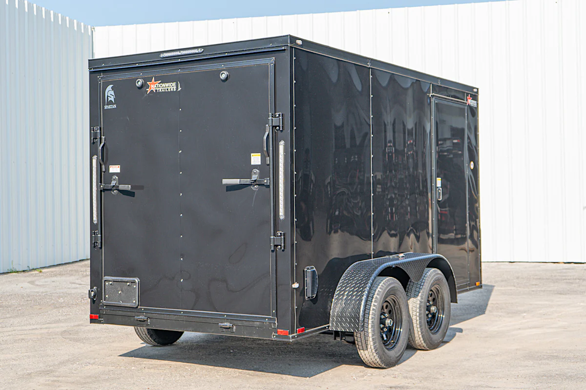 Spartan 6'x12' Enclosed Cargo Trailer w/ Rear Ramp Door (C2) - Stock #90067 - Image 11 of 16 Spartan 6'x12' Enclosed Cargo Trailer w/ Rear Ramp Door (C2) - Stock #90067 - Image 11 of 16