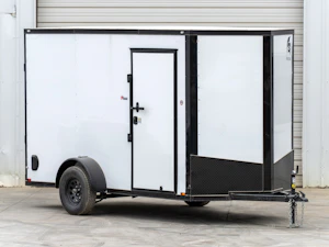 Spartan 6'x12' Enclosed Cargo Trailer w/ Rear Ramp Door (C1)