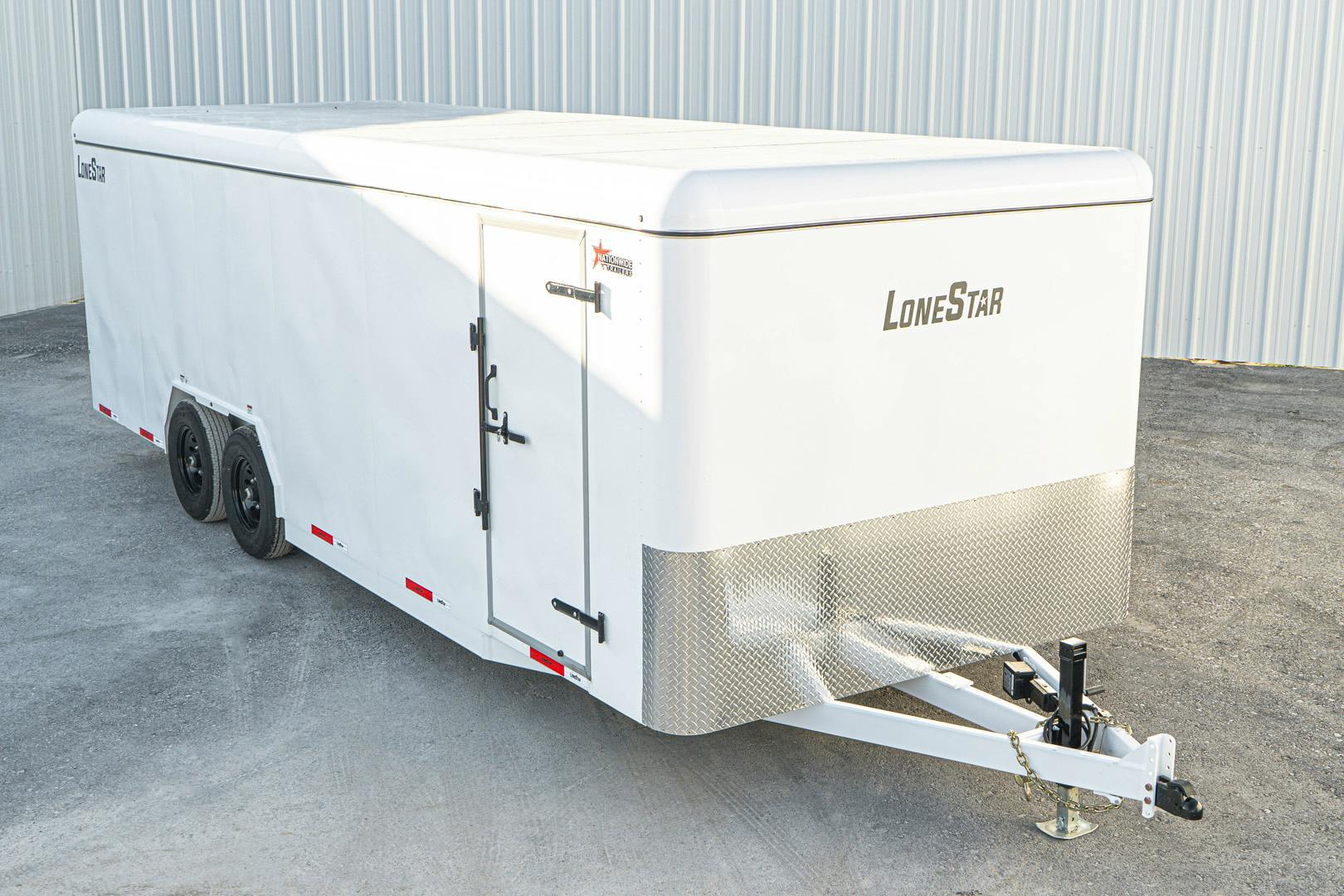 LoneStar 8.5'x24' 14k Steel Enclosed Cargo Trailer w/ Rear Ramp Door (C2) - Stock #90071 - Image 1 of 16