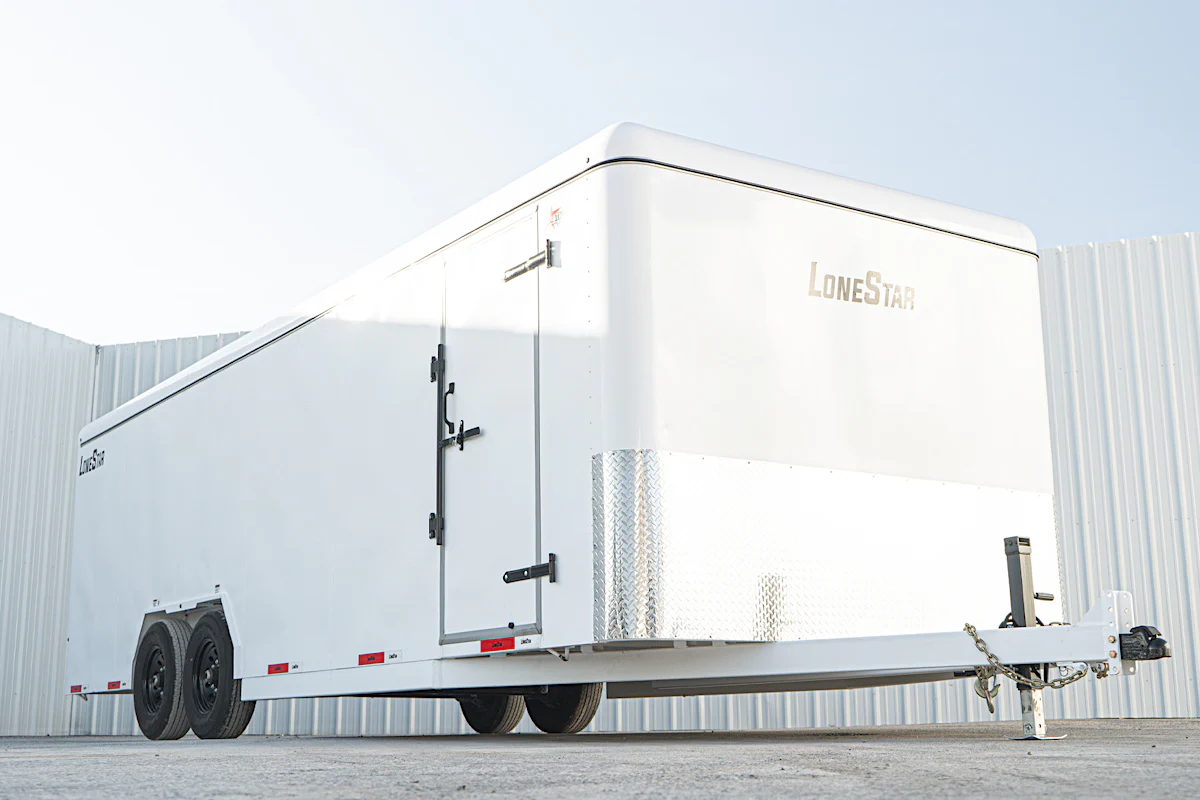 LoneStar 8.5'x24' 14k Steel Enclosed Cargo Trailer w/ Rear Ramp Door (C2) - Stock #90071 - Image 3 of 16 LoneStar 8.5'x24' 14k Steel Enclosed Cargo Trailer w/ Rear Ramp Door (C2) - Stock #90071 - Image 3 of 16