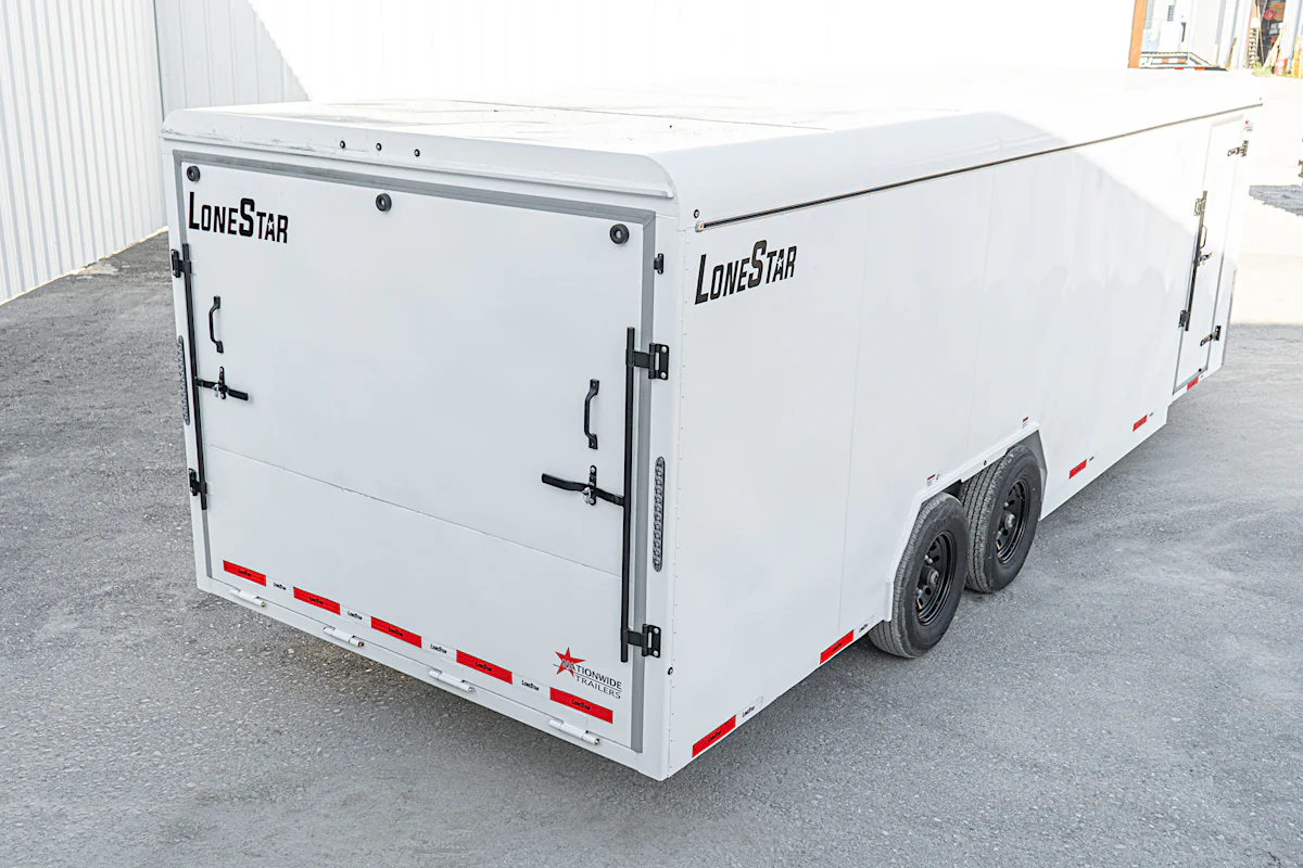 LoneStar 8.5'x24' 14k Steel Enclosed Cargo Trailer w/ Rear Ramp Door (C2) - Stock #90071 - Image 11 of 16 LoneStar 8.5'x24' 14k Steel Enclosed Cargo Trailer w/ Rear Ramp Door (C2) - Stock #90071 - Image 11 of 16