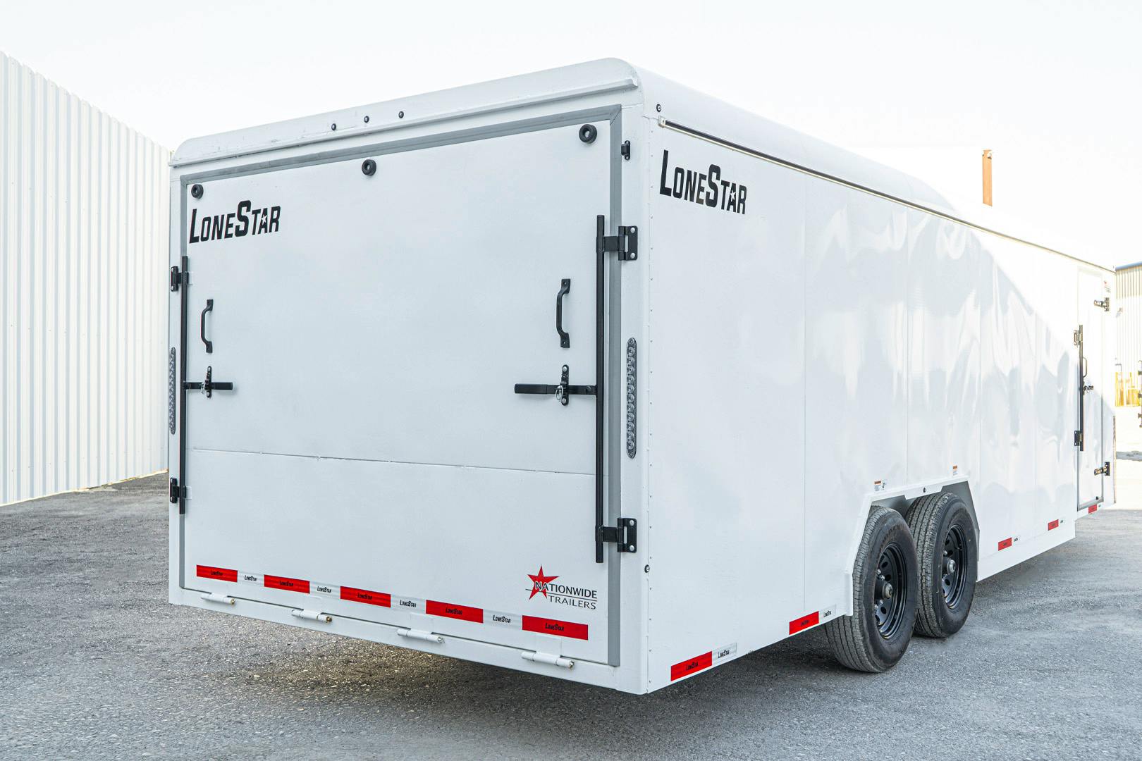 LoneStar 8.5'x24' 14k Steel Enclosed Cargo Trailer w/ Rear Ramp Door (C2) - Stock #90071 - Image 12 of 16