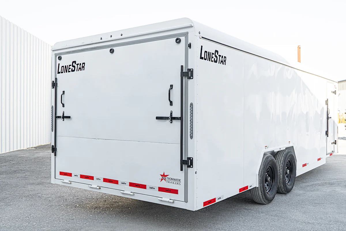 LoneStar 8.5'x24' 14k Steel Enclosed Cargo Trailer w/ Rear Ramp Door (C2) - Stock #90071 - Image 12 of 16 LoneStar 8.5'x24' 14k Steel Enclosed Cargo Trailer w/ Rear Ramp Door (C2) - Stock #90071 - Image 12 of 16