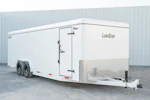 LoneStar 7.10'x24' 14k Steel Enclosed Cargo Trailer w/ Rear Ramp Door (C2) Stock #90072 - Thumbnail 3