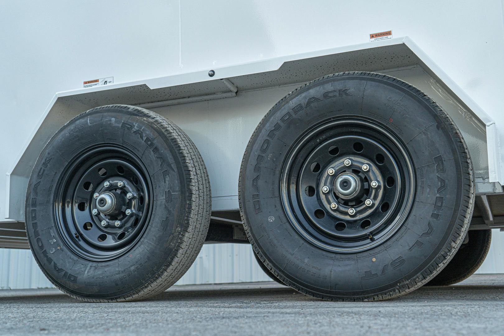 LoneStar 7.10'x24' 14k Steel Enclosed Cargo Trailer w/ Rear Ramp Door (C2) - Stock #90072 - Image 10 of 18