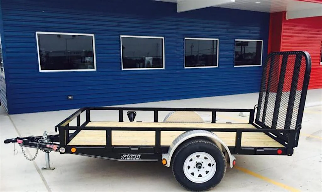 PJ Trailers 10'x60" Single Axle 4" Channel Utility Trailer (U6) - Stock #90087 - Image 1 of 7 PJ Trailers 10'x60" Single Axle 4" Channel Utility Trailer (U6) - Stock #90087 - Image 1 of 7