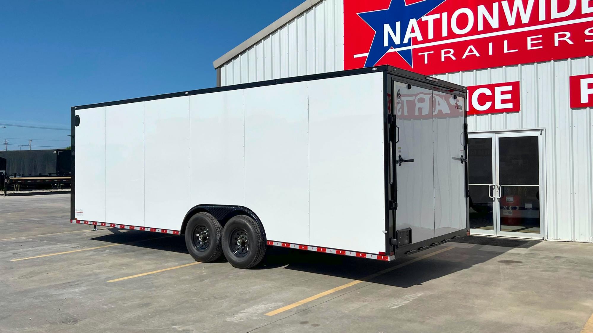 Spartan 8.5'x20' Enclosed Cargo Trailer w/ Rear Ramp Door - Stock #90090 - Image 5 of 9