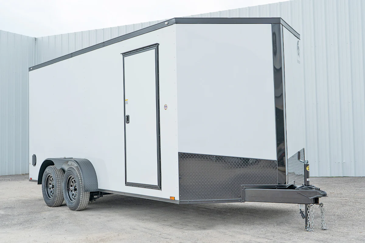 Spartan 7'x16' Enclosed Cargo Trailer w/ Rear Ramp Door (C2) - Stock #90123 - Image 2 of 16 Spartan 7'x16' Enclosed Cargo Trailer w/ Rear Ramp Door (C2) - Stock #90123 - Image 2 of 16