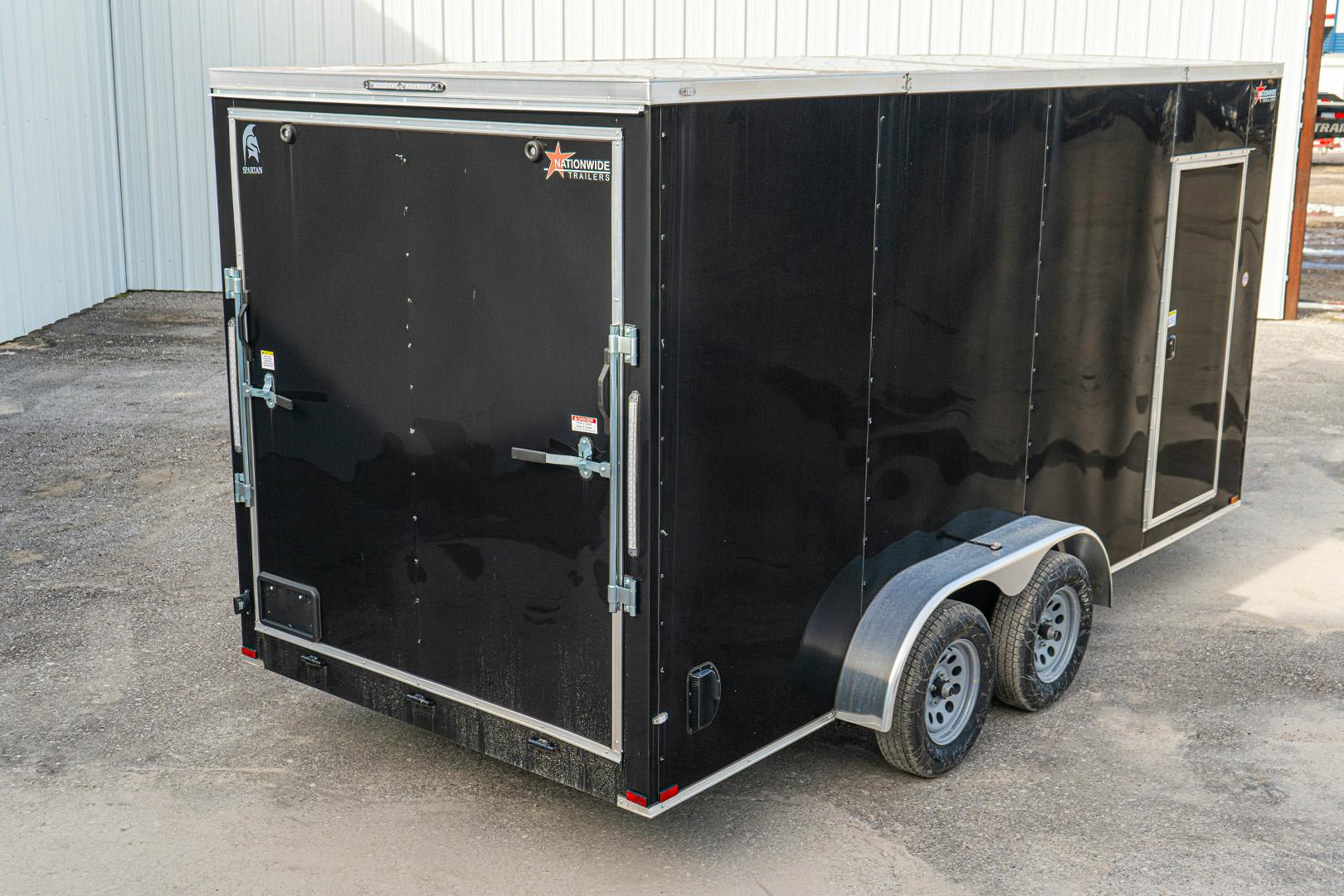 Spartan 7'x16' Enclosed Cargo Trailer w/ Rear Ramp Door (C2) - Stock #90126 - Image 14 of 20