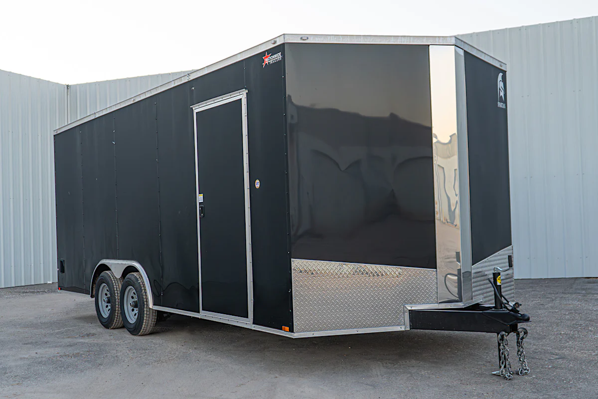 Spartan 8.5'x20' Enclosed Cargo Trailer w/ Rear Ramp Door (C2) - Stock #90127 - Image 2 of 10 Spartan 8.5'x20' Enclosed Cargo Trailer w/ Rear Ramp Door (C2) - Stock #90127 - Image 2 of 10