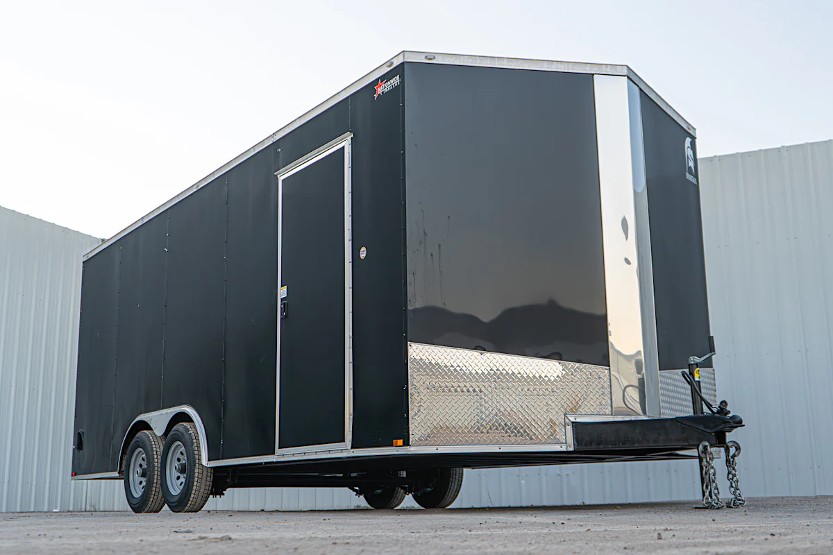 Spartan 8.5'x20' Enclosed Cargo Trailer w/ Rear Ramp Door (C2) - Stock #90127 - Image 3 of 10 Spartan 8.5'x20' Enclosed Cargo Trailer w/ Rear Ramp Door (C2) - Stock #90127 - Image 3 of 10