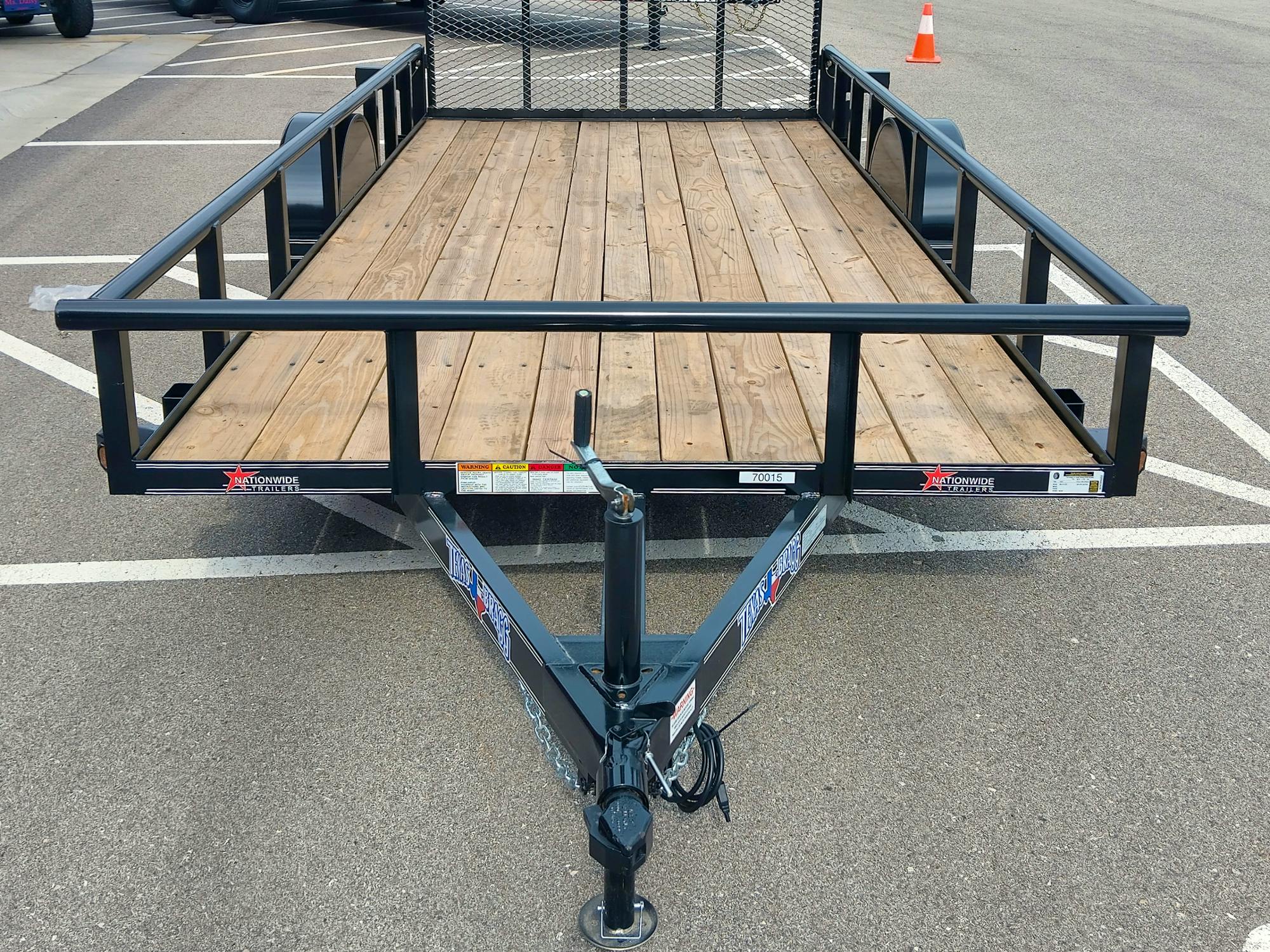 Texas Bragg 14'x77" Utility Trailer w/ 4' Gate (U1) - Stock #90133 - Image 4 of 4