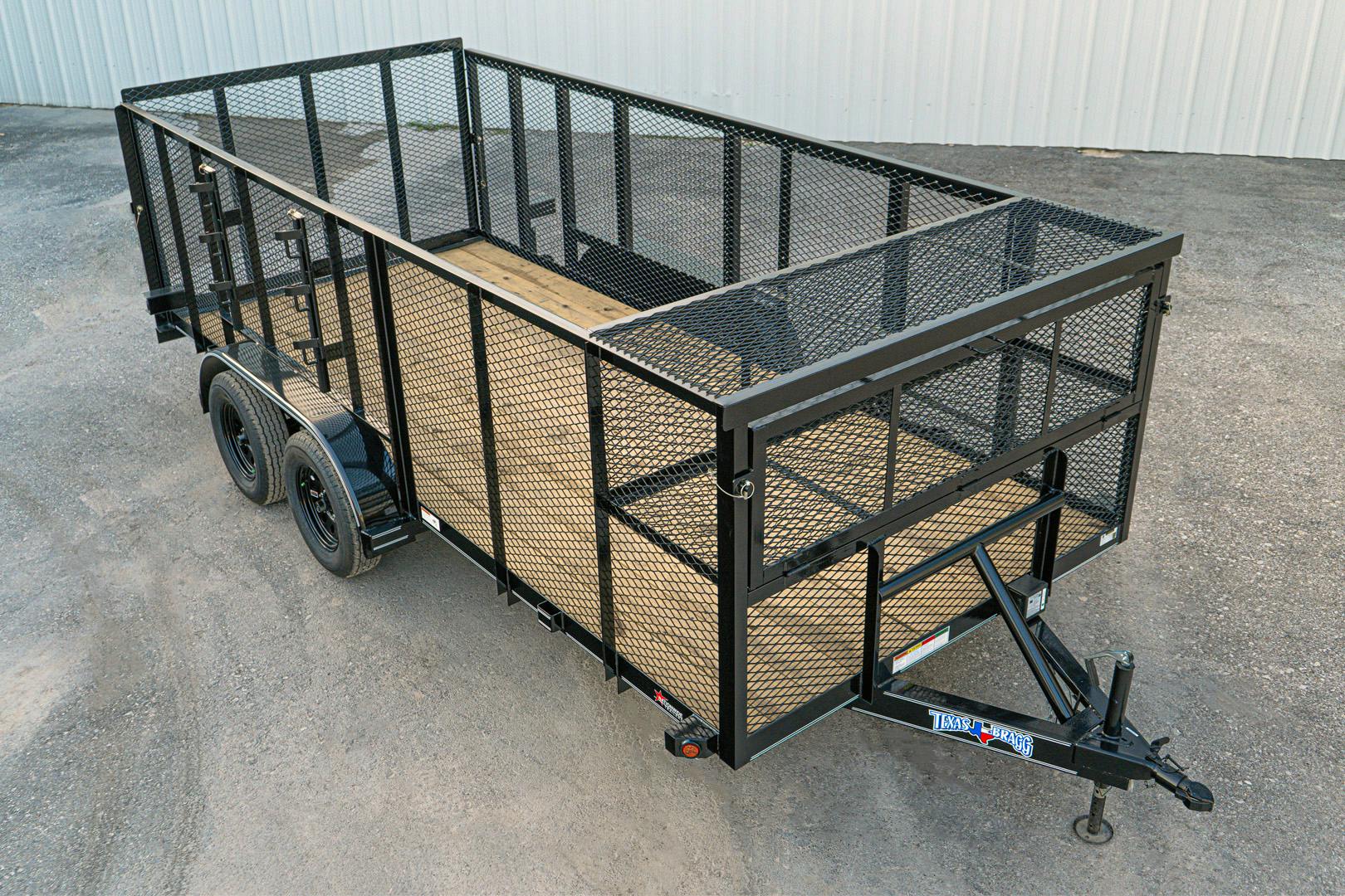 Texas Bragg 16'x83" Landscape Trailer w/ 4' Sides & 4' Gate (L2) - Stock #90134 - Image 4 of 16