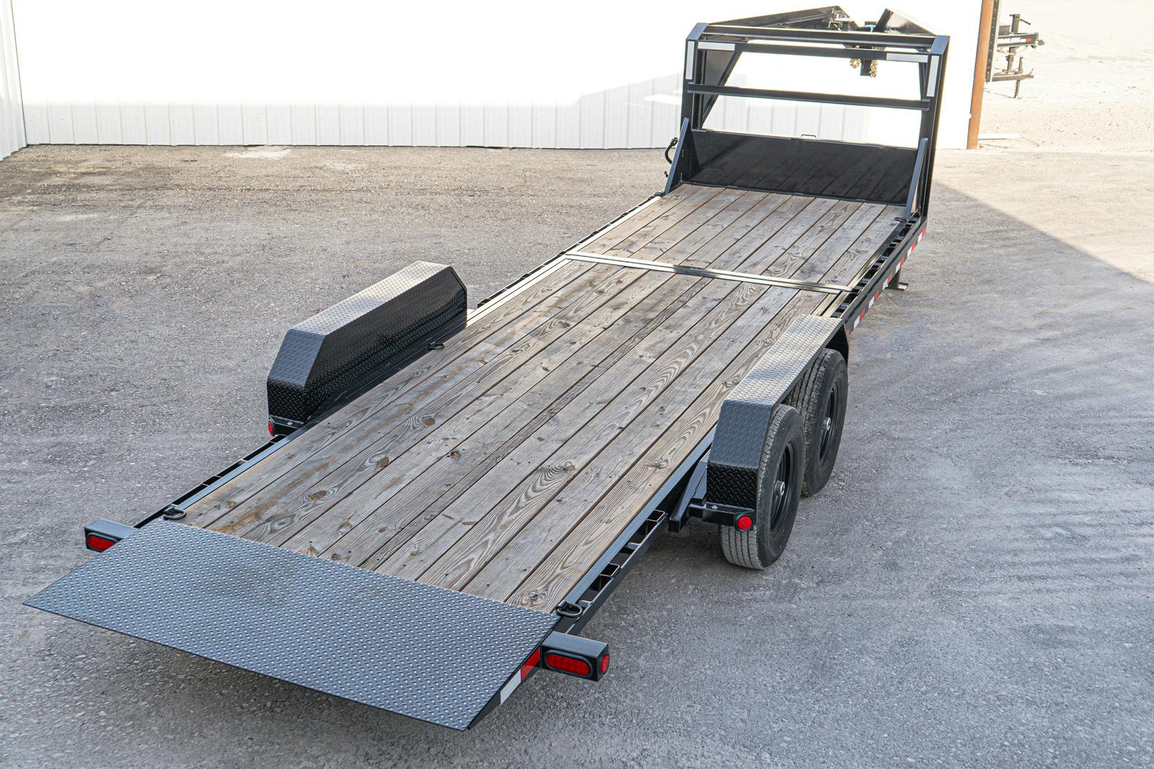 PJ Trailers 24'x82" Gooseneck 6" Channel Equipment Gravity Tilt Trailer (T6) - Stock #90150 - Image 17 of 21
