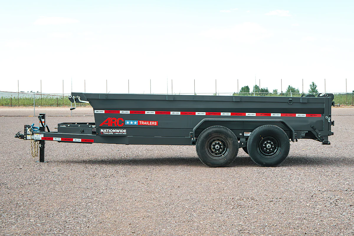 ARC Trailers 14'x83" Scissor Lift Dump w/ 2ft Sides (BDZ) - Stock #90163 - Image 2 of 12 ARC Trailers 14'x83" Scissor Lift Dump w/ 2ft Sides (BDZ) - Stock #90163 - Image 2 of 12