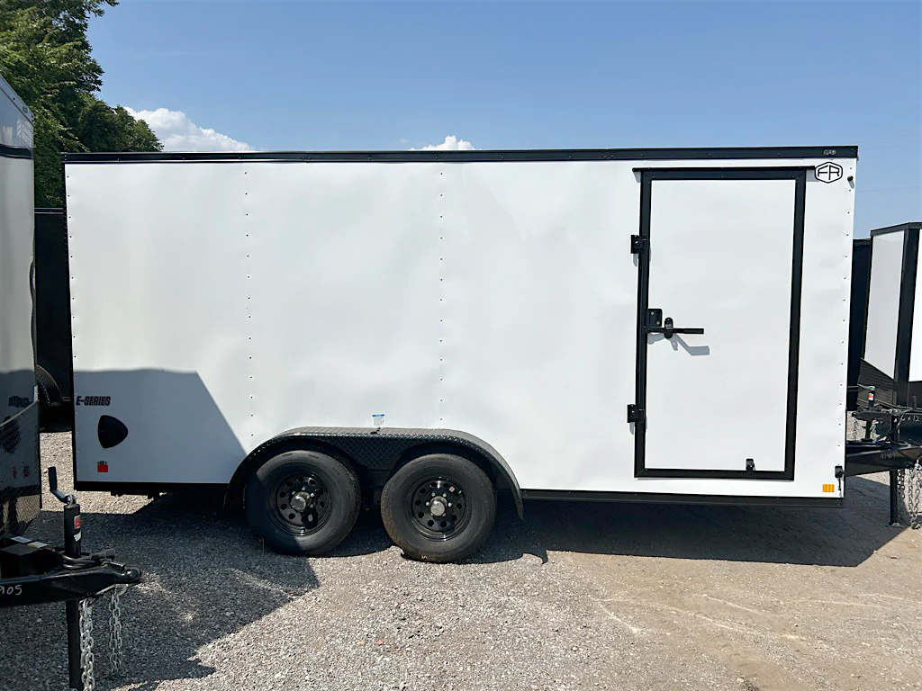 Continental Cargo 7'x16' Enclosed Cargo Trailer w/ Rear Ramp Doors (V-Series) - Stock #90174 - Image 1 of 7 Continental Cargo 7'x16' Enclosed Cargo Trailer w/ Rear Ramp Doors (V-Series) - Stock #90174 - Image 1 of 7