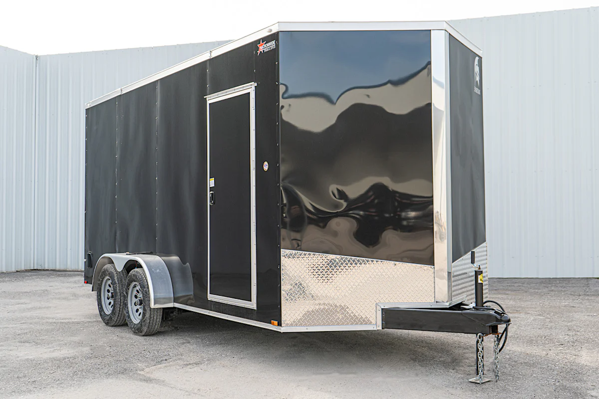 Spartan 7'x16' Enclosed Cargo Trailer w/ Rear Ramp Door (C2) - Stock #90182 - Image 2 of 20 Spartan 7'x16' Enclosed Cargo Trailer w/ Rear Ramp Door (C2) - Stock #90182 - Image 2 of 20