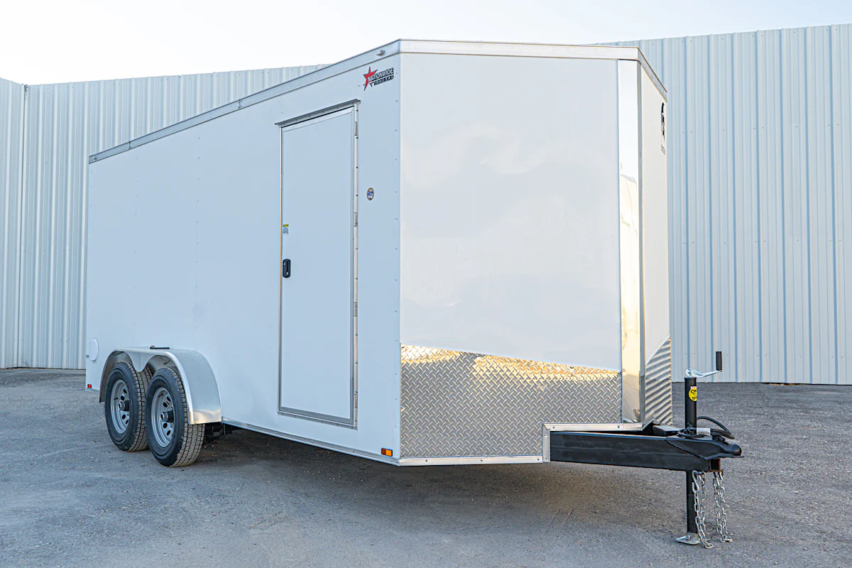 Spartan 7'x16' Enclosed Cargo Trailer w/ Rear Ramp Door (C2) - Stock #90183 - Image 12 of 19 Spartan 7'x16' Enclosed Cargo Trailer w/ Rear Ramp Door (C2) - Stock #90183 - Image 12 of 19