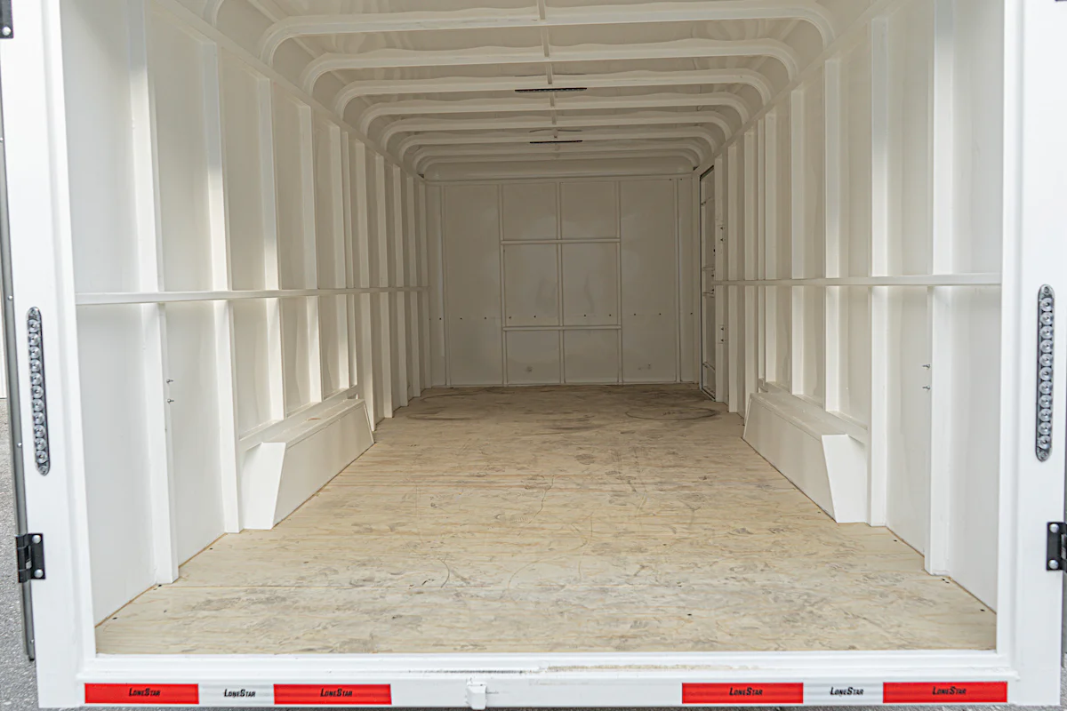 LoneStar 7.10'x20' 14k Steel Enclosed Cargo Trailer w/ Rear Barn Doors (C2) - Stock #90190 - Image 12 of 14 LoneStar 7.10'x20' 14k Steel Enclosed Cargo Trailer w/ Rear Barn Doors (C2) - Stock #90190 - Image 12 of 14