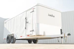 LoneStar 7.10'x20' 14k Steel Enclosed Cargo Trailer w/ Rear Ramp Door (C2) Stock #90193 - Thumbnail 1
