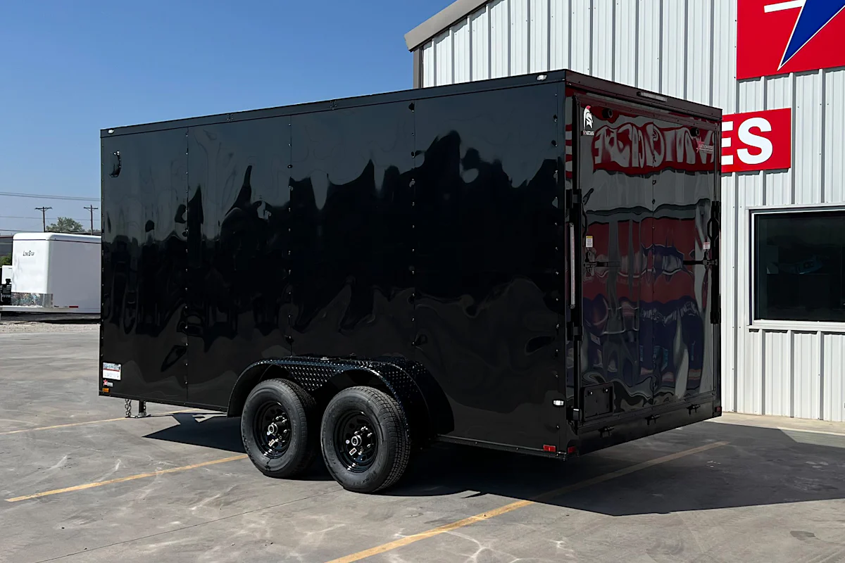 Spartan 7'x14' Enclosed Cargo Trailer w/ Rear Ramp Door (C2) - Stock #90217 - Image 5 of 6 Spartan 7'x14' Enclosed Cargo Trailer w/ Rear Ramp Door (C2) - Stock #90217 - Image 5 of 6