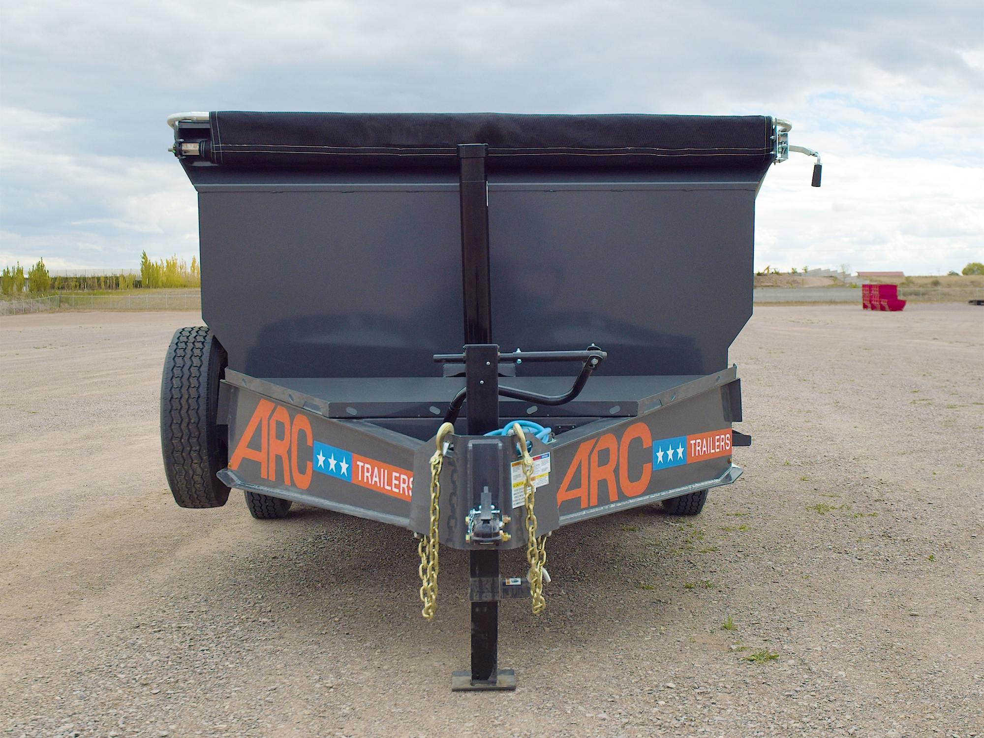 ARC Trailers 14'x83" Telescopic Dump Trailer w/ 4' Sides (BDT) - Stock #90227 - Image 2 of 6