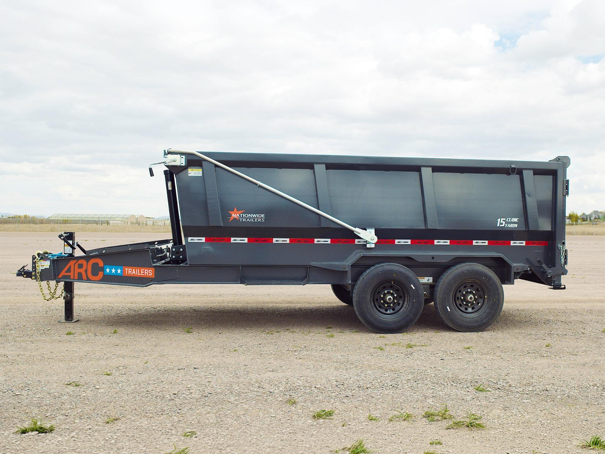 ARC Trailers 14'x83" Telescopic Dump Trailer w/ 4' Sides (BDT) - Stock #90227 - Image 5 of 6