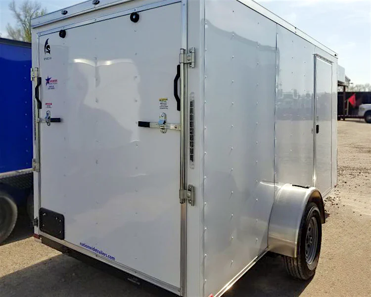 Spartan 6'x12' Enclosed Cargo Trailer w/ Rear Ramp Door (C1) - Stock #90248 - Image 6 of 6 Spartan 6'x12' Enclosed Cargo Trailer w/ Rear Ramp Door (C1) - Stock #90248 - Image 6 of 6