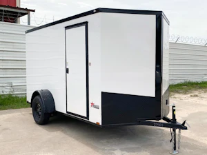 Spartan 6'x12' Enclosed Cargo Trailer w/ Rear Ramp Door (C1)