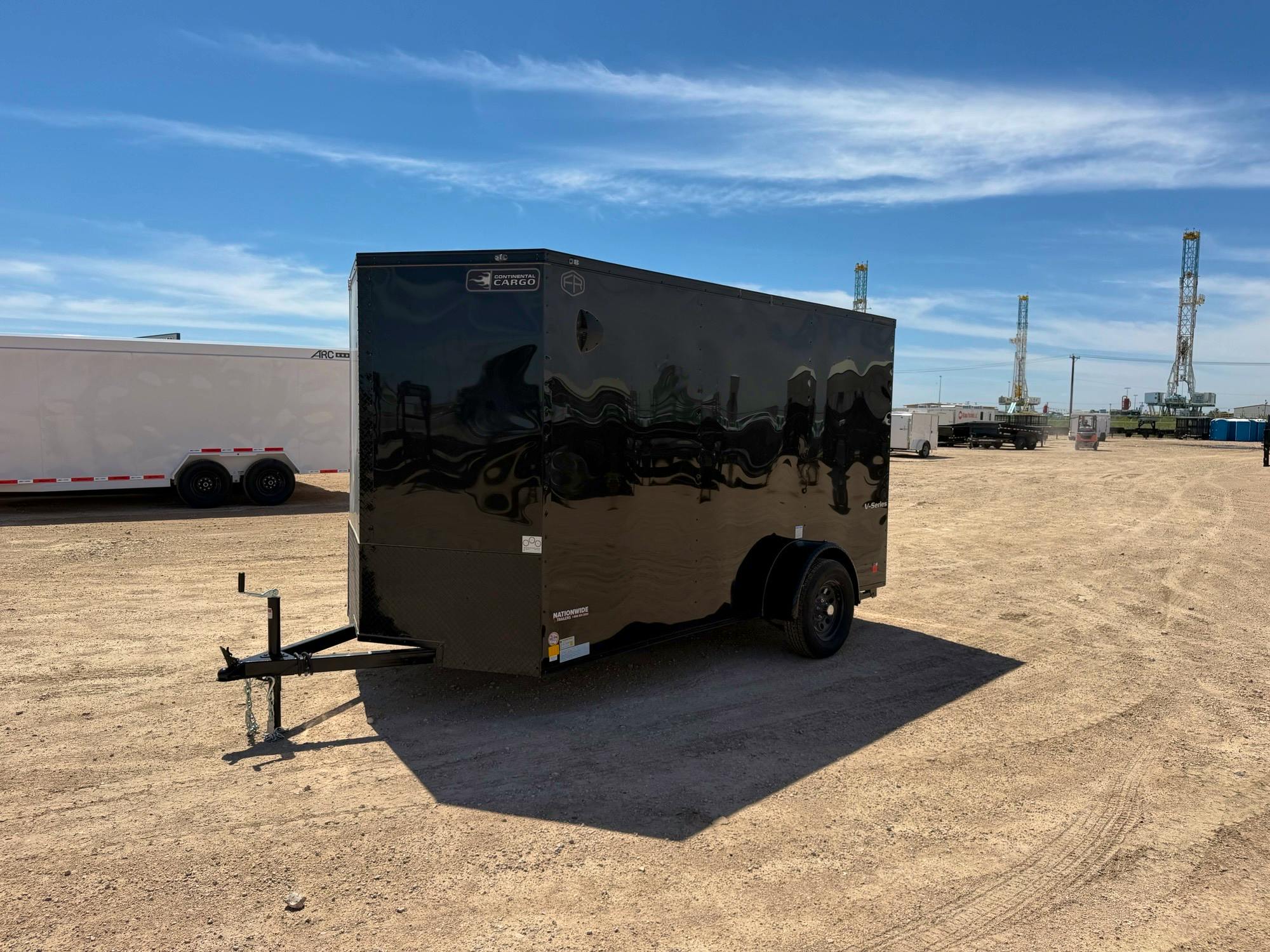 Continental Cargo V-Series 6' × 12' Enclosed Cargo Trailer