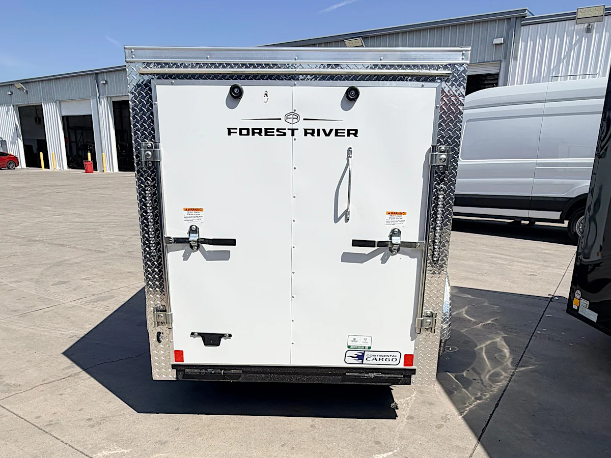 Continental Cargo 5'x10' Enclosed Cargo Trailer w/ Rear Ramp Door (C1) - Stock #90263 - Image 4 of 4 Continental Cargo 5'x10' Enclosed Cargo Trailer w/ Rear Ramp Door (C1) - Stock #90263 - Image 4 of 4