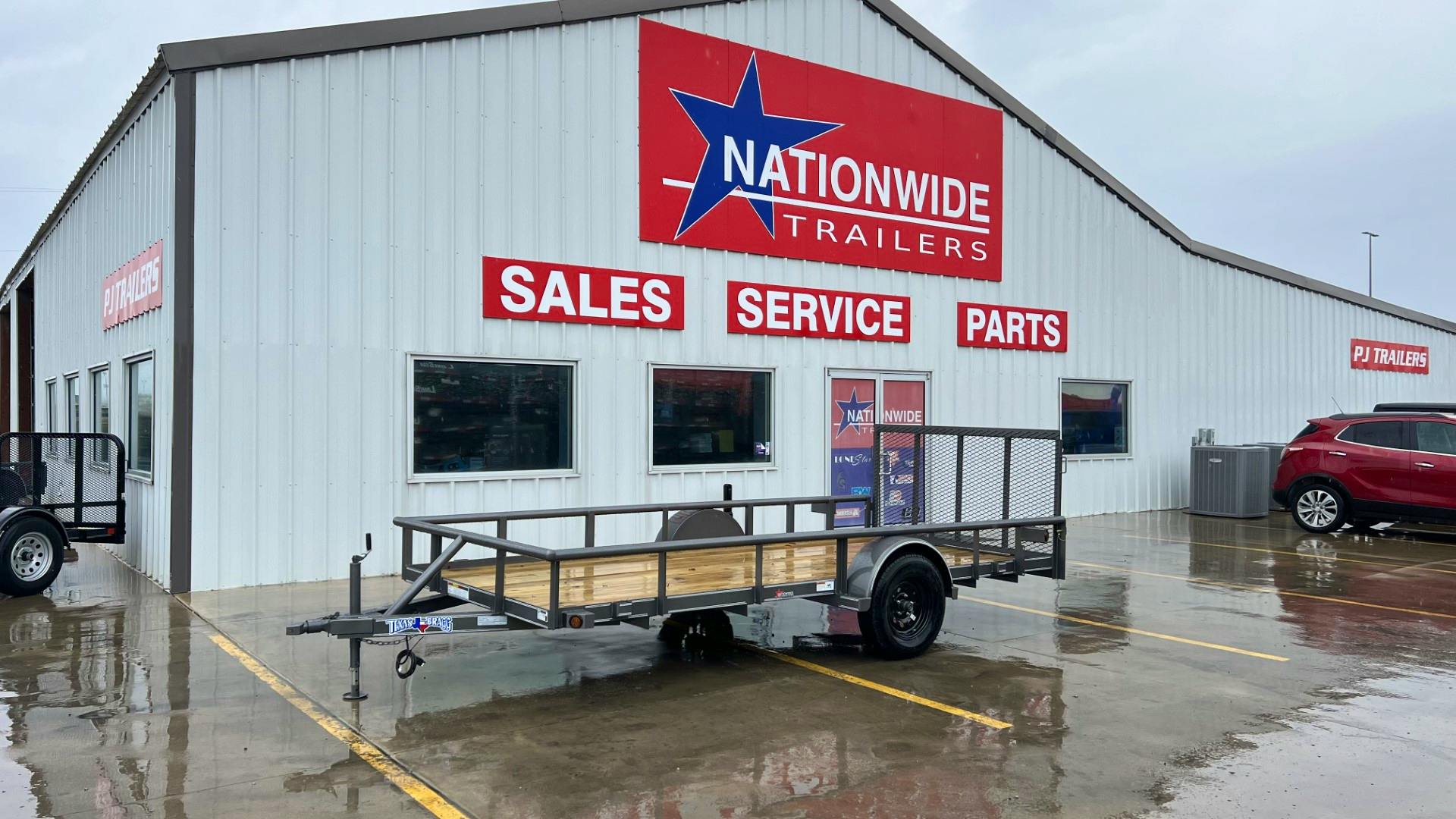 Texas Bragg 14'x77" Utility Trailer w/ 3' Gate (U1) - Stock #90265 - Image 1 of 1