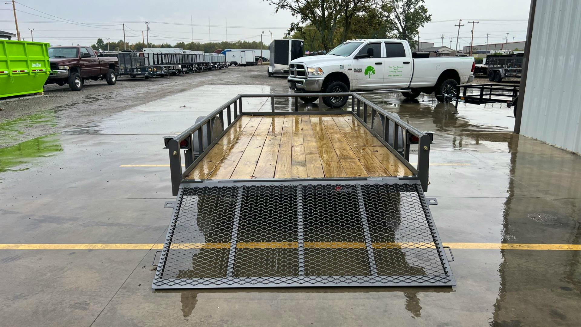 Texas Bragg 14'x77" Utility Trailer w/ 3' Gate (U1) - Stock #90265 - Image 4 of 7