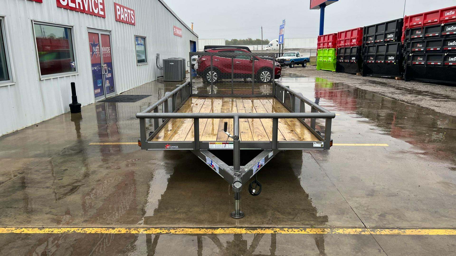 Texas Bragg 14'x77" Utility Trailer w/ 3' Gate (U1) - Stock #90265 - Image 6 of 7