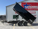 PJ Trailers 14'x83" 14K Dump Trailer w/ 4ft Sides (D7) Stock #90278 - Thumbnail 2