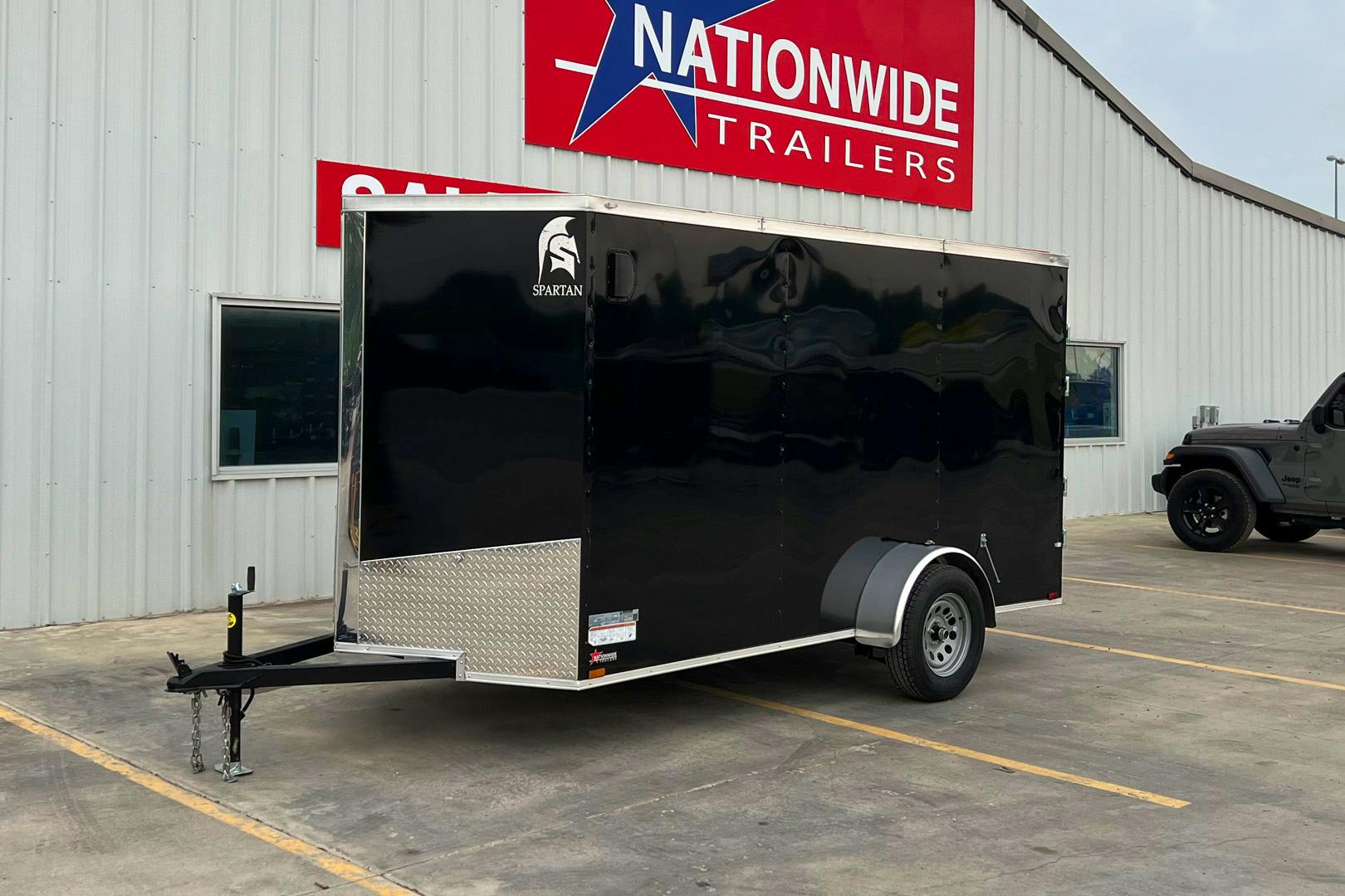 Spartan 6'x12' Enclosed Cargo Trailer w/ Rear Ramp Door (C1) - Stock #90296 - Image 1 of 3