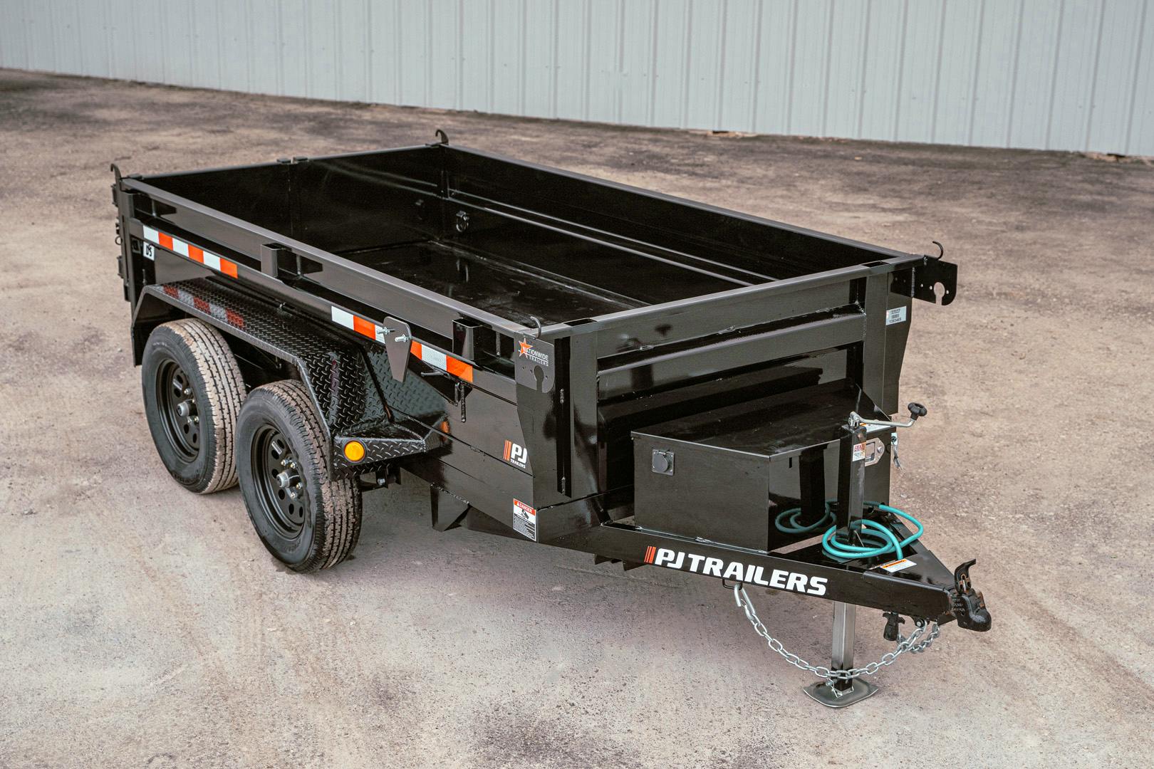 PJ Trailers 10'x60" Hydraulic Dump Trailer w/ 18" Sides (D5) - Stock #90304 - Image 2 of 26