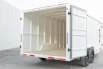 LoneStar 7.10'x20' 14k Steel Enclosed Cargo Trailer w/ Rear Barn Doors (C2) Stock #90312 - Thumbnail 9
